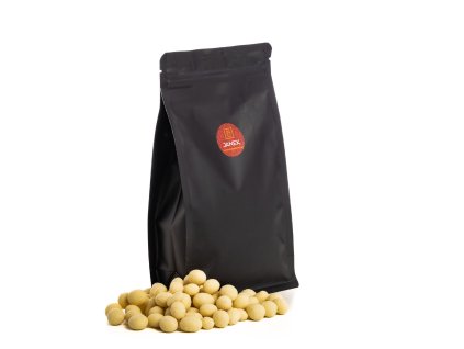 Arašídy obalené v bílé čokoládě 250g - II. jakost