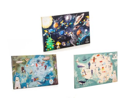 adventni kalendare trojcata cokolada advent mikulas vanoce antarktida arktida vesmir nebesky cokoladovy cokoladovna janek