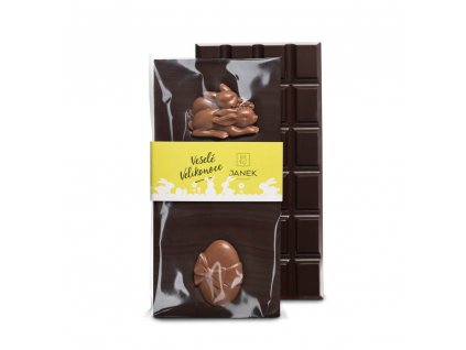 Hořká velikonoční čokoláda s postavičkami