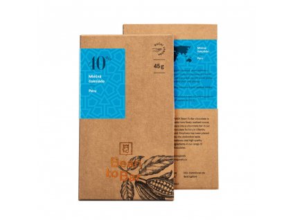 40% Bean to bar mléčná čokoláda – Peru