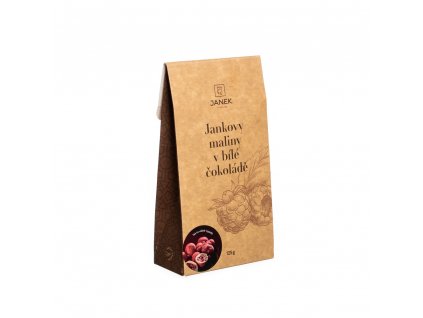 JANKOVY maliny v bílé čokoládě 125g