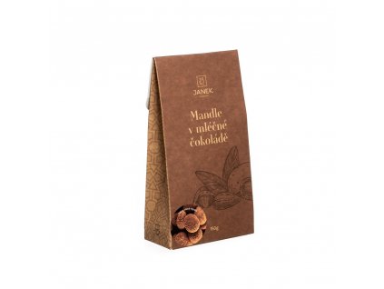 Mandle v mléčné čokoládě a skořici 150g