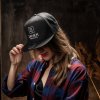 cepice rovny ksilt snapback cerna s logem janek chocolate cokoladovna janek