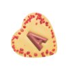 JANKOVO veľké valentínske srdiečko s iniciálou (Druh čokolády Bílá)