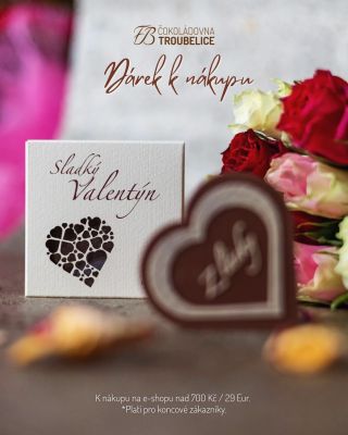 OSLAĎTE SI VALENTÝN! 🤎 Letos obdarujte nejen druhé, ale i SEBE! ✨ 🎁 K objednávce nad 700 Kč / 29 EUR od nás dostanete...