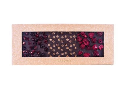 263 2 596 horka cokolada s malinou ostruzinou a zdobenim