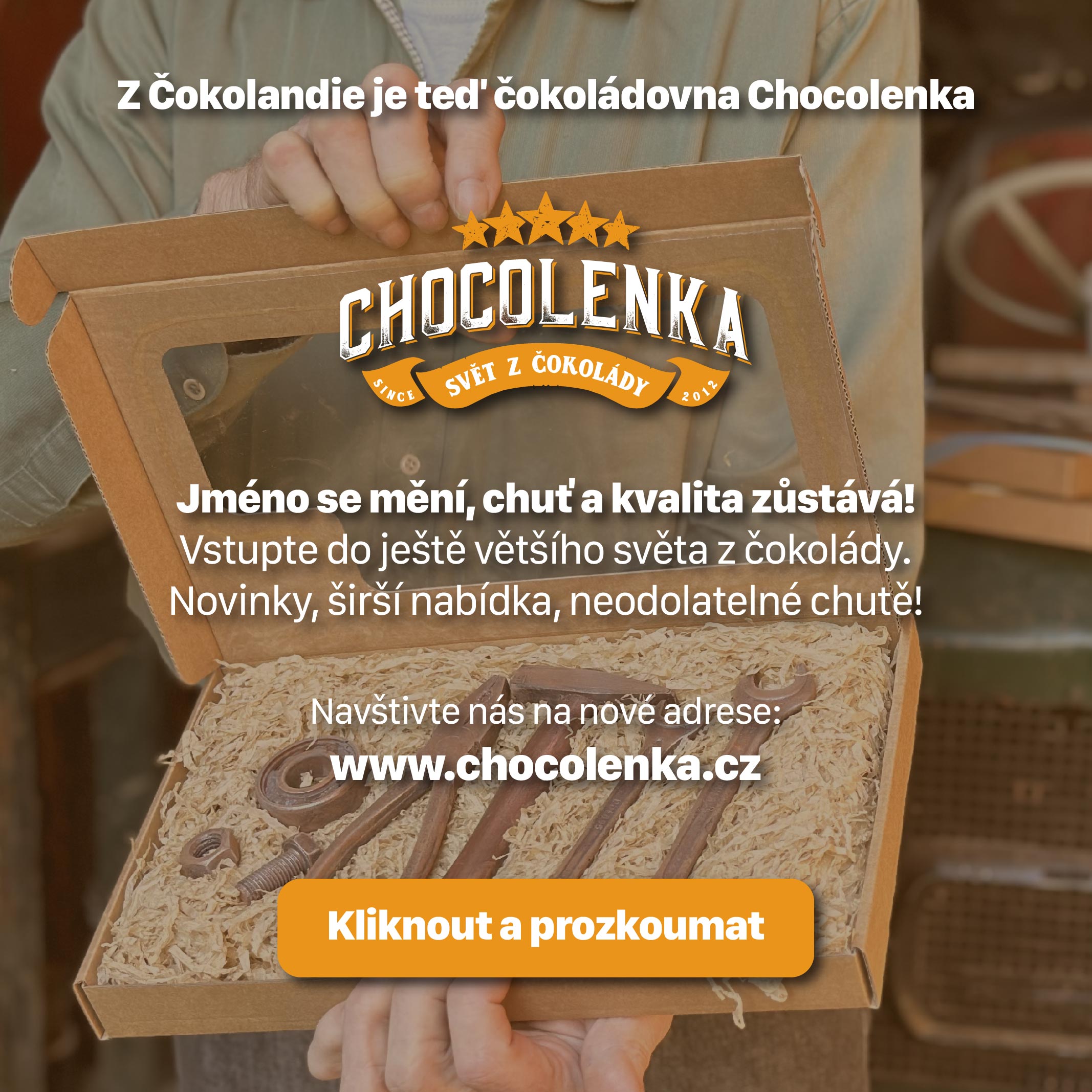 Čokolandia se mění na Chocolenka