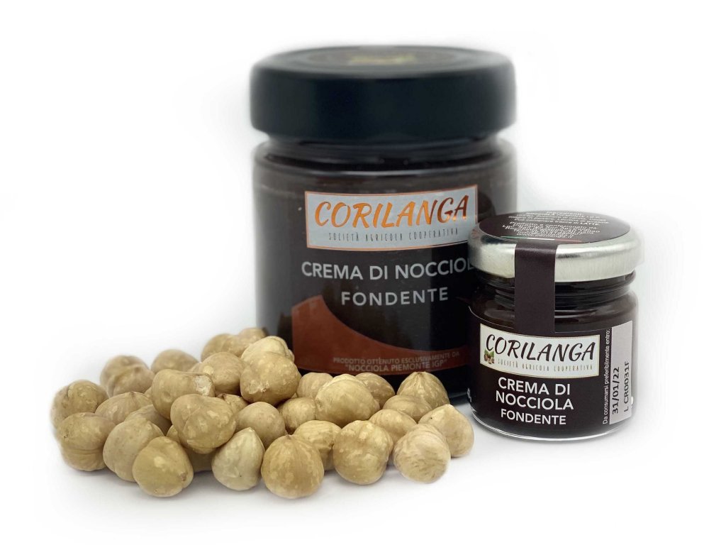 Cremino - Čokoládovo oříškový krém s lískovými ořechy z Piemonte (Tmavá) 220g