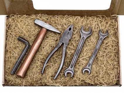 Chocolate tools - set of tools with a hammer