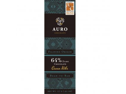 Auro Cacao nibs dark 64 27 gr front 800x800