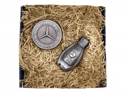 Mercedes - Schokoladenset mit Schlüssel