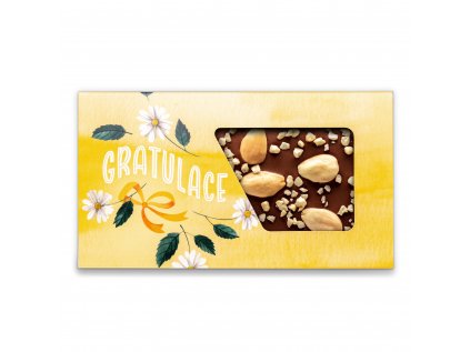 Gratulace | 59% Dark chocolate with almonds