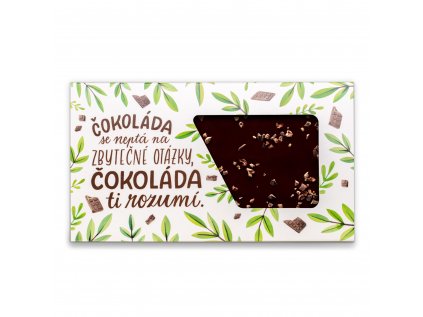 Čokoláda ti rozumí | 70% čokoláda & Nibs (kak.boby)