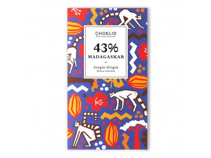 43% Bean to Bar mléčná čokoláda - Madagaskar