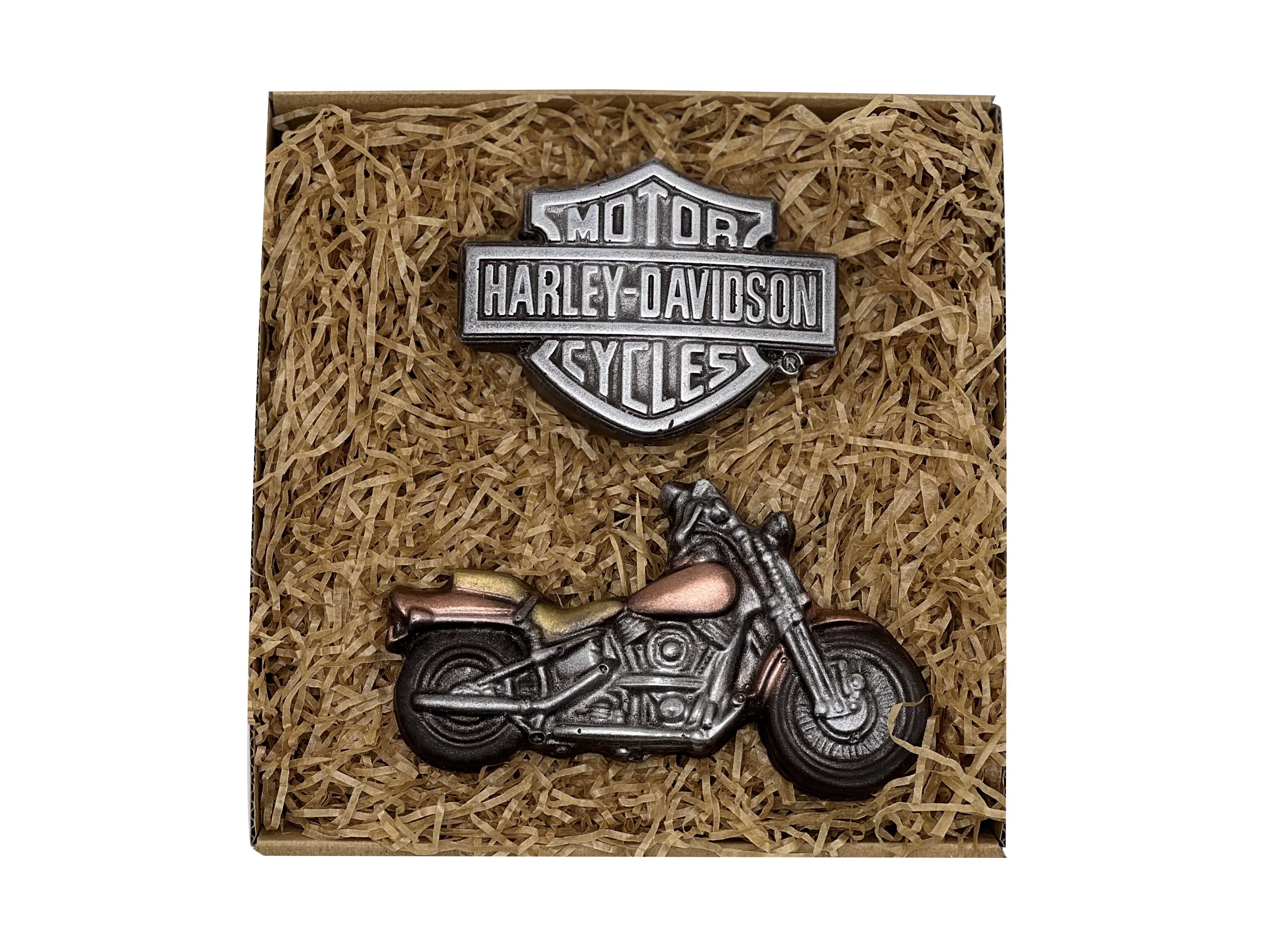 Čokolandia Harley Davidson -  Čokoládový znak s motorkou
