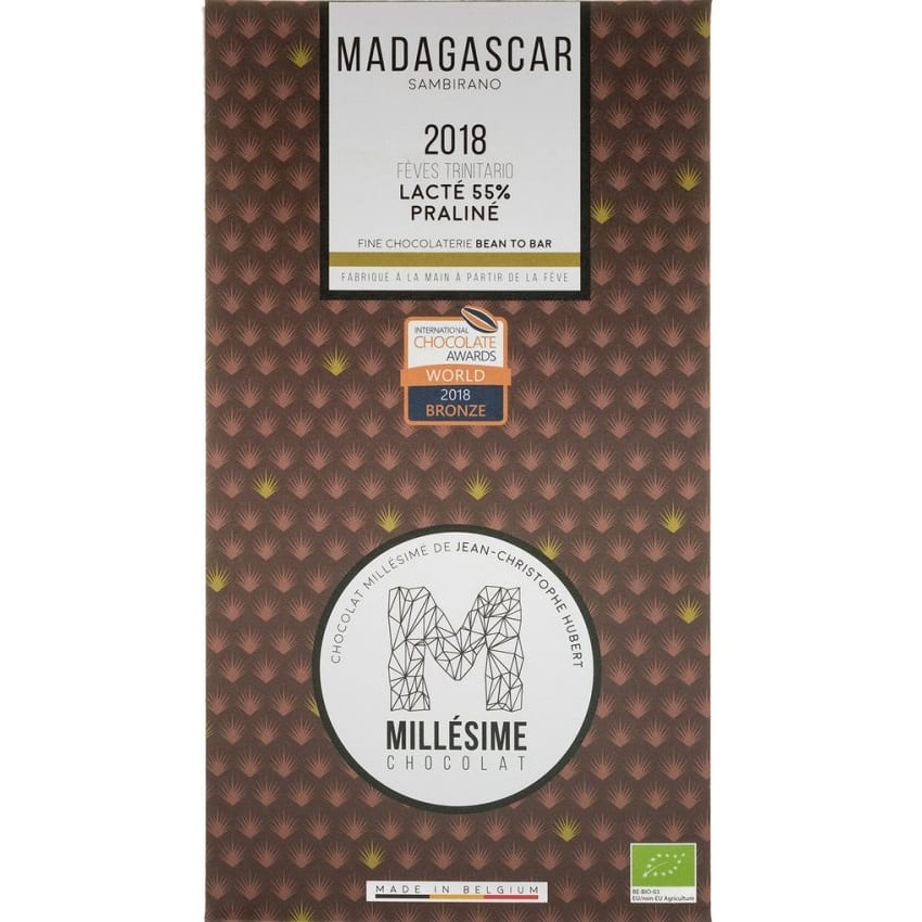 Levně Millésime Madagascar 55% mléčné pralinky BIO