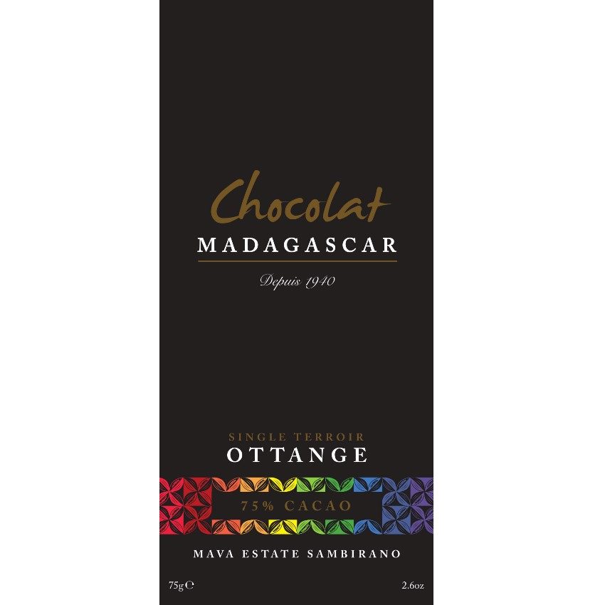 Levně Chocolat Madagascar - Mava Ottange – Tmavá 75%