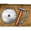 Chocolate tools - tool set with saw blade No. 1 (chocolate 58%)