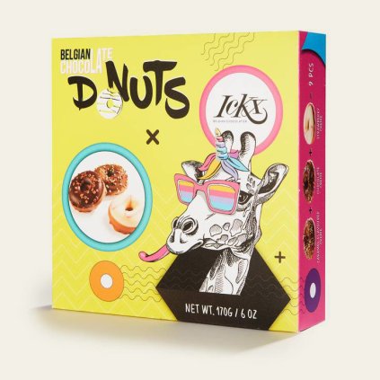 Bonboniéra Belgické čokoládové Donuty 170g