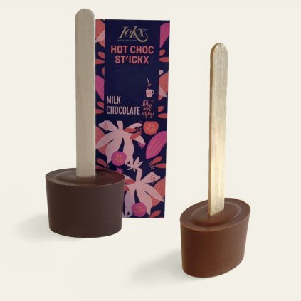 Horká mléčná čokoláda na špejli 30g