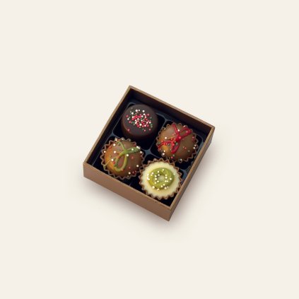 ickx bonboniera vanoce zlata 4ks 04