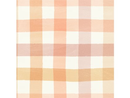 Střední Barevný Kostkovaný Vzor Gingham Růžový