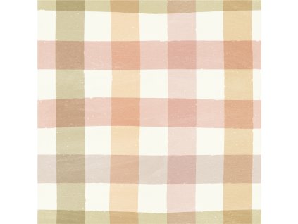 Střední Barevný Kostkovaný Vzor Gingham Zelený