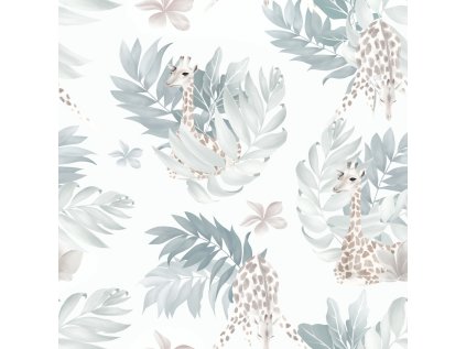 Žirafy Mint (Materiál: Teplákovina (French terry - přírodní))