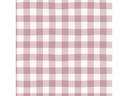 Malá Kostka Gingham Fialový