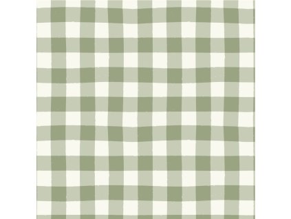 Malá Kostka Gingham Zelená