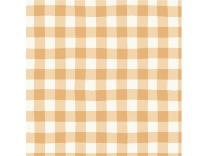 Malá Kostka Gingham Žlutá