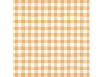 Mini Kostka Gingham Žlutá