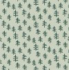 Stromečky Tmavé Na Zelené (Materiál: Teplákovina (French terry - přírodní))