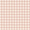 Mini Gingham Kostka Pastelová Růžová (Materiál: Teplákovina (French terry - přírodní))