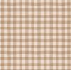 Mini Gingham Kostka Neutrální Hnědá (Materiál: Teplákovina (French terry - přírodní))