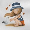 Holčička s ptáčky (Materiál: Tetra)