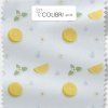 Vzor Kolekce Citron modrý na pletená teplákovina – Colibri Print