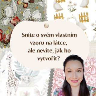 ❤️ Sníte o tom tvořit své vlastní vzory na látky? A rádi byste je jednou viděli i vytištěné na krásném materiálu? ✨ Teď...