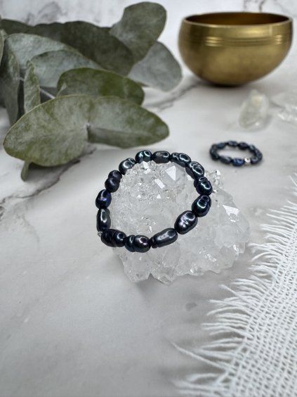 Prsten z minerálů PERLY