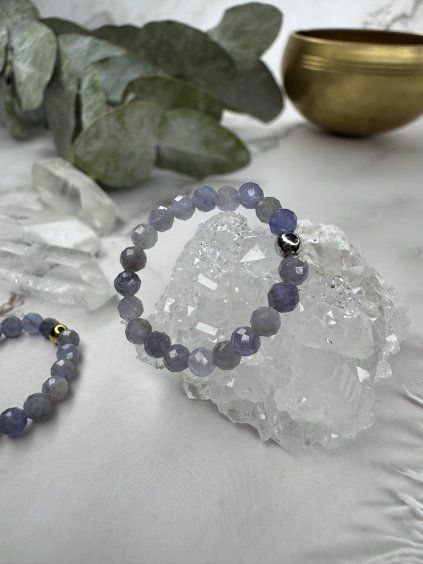 Prsten z minerálů TANZANIT