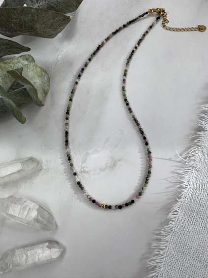 Náhrdelník z minerálů TURMALÍN