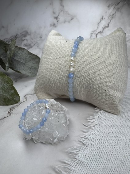 Sada šperků z minerálů AKVAMARÍN