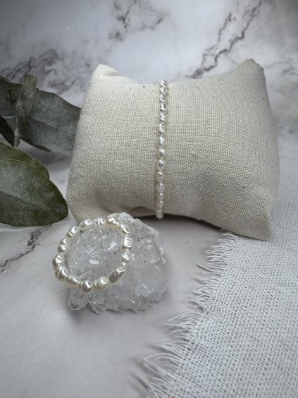 Sada šperků z minerálů PERLY