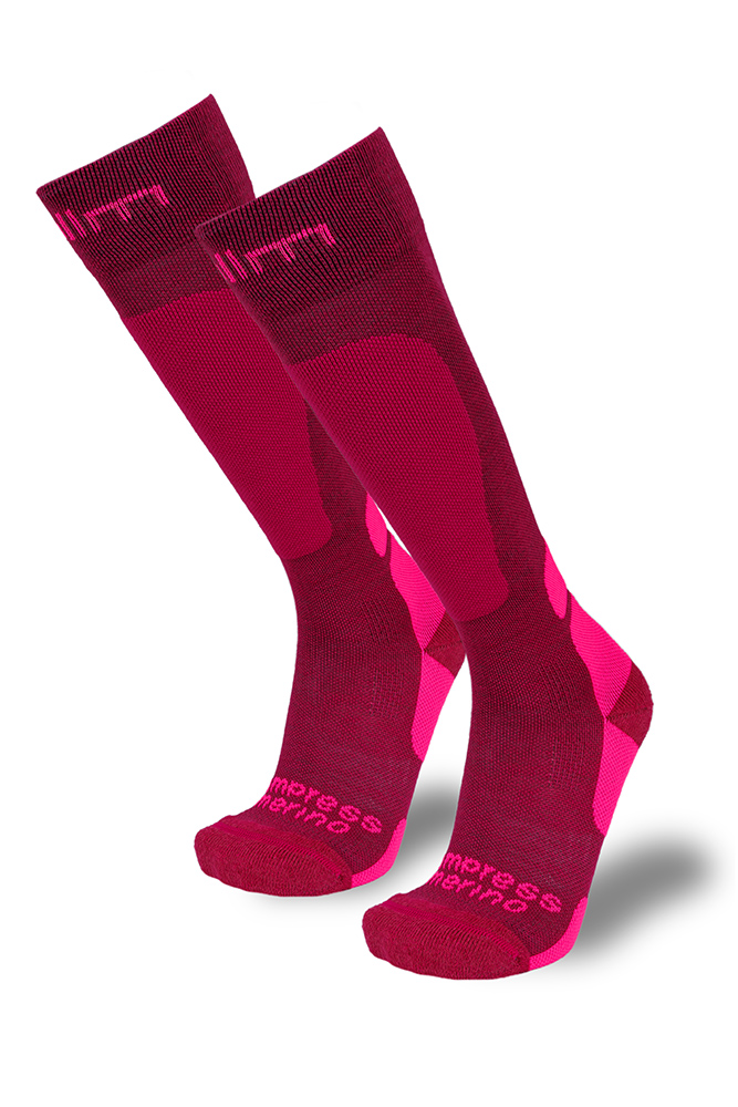 Lyžařské merino podkolenky