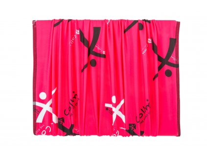 růžový šátek sportovní nákrčník