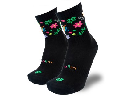 dámské ponožky na běhání collm květy