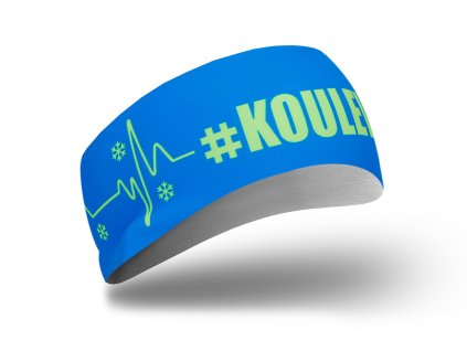 čelenka COLLM s nápisem KOULE V LEDU