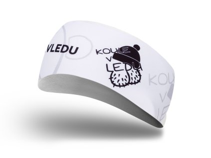 čelenka koule v ledu bílá