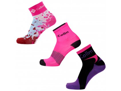 dámské sportovní ponožky růžové