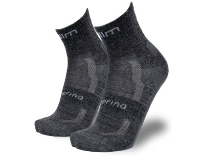 Merino ponožky COLLM ACTIVE sivé